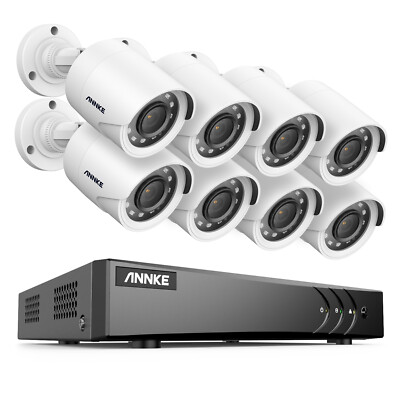 ANNKE 16CH 5MP Lite DVR 1080P Outdoor Security Camera System AI Human Detection