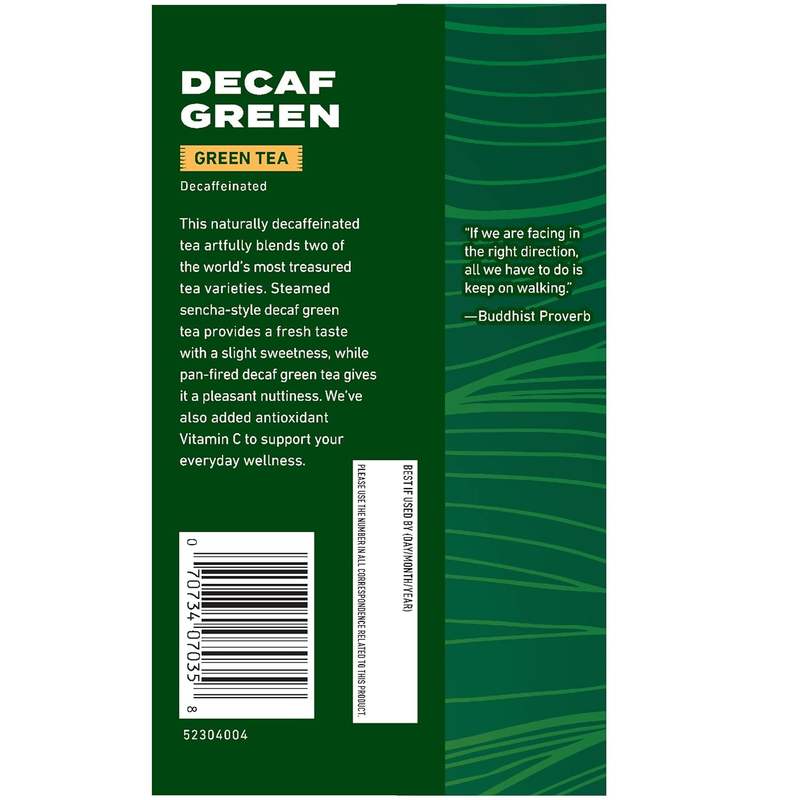 , Green Tea, with White Tea, Decaf, 20 Ct