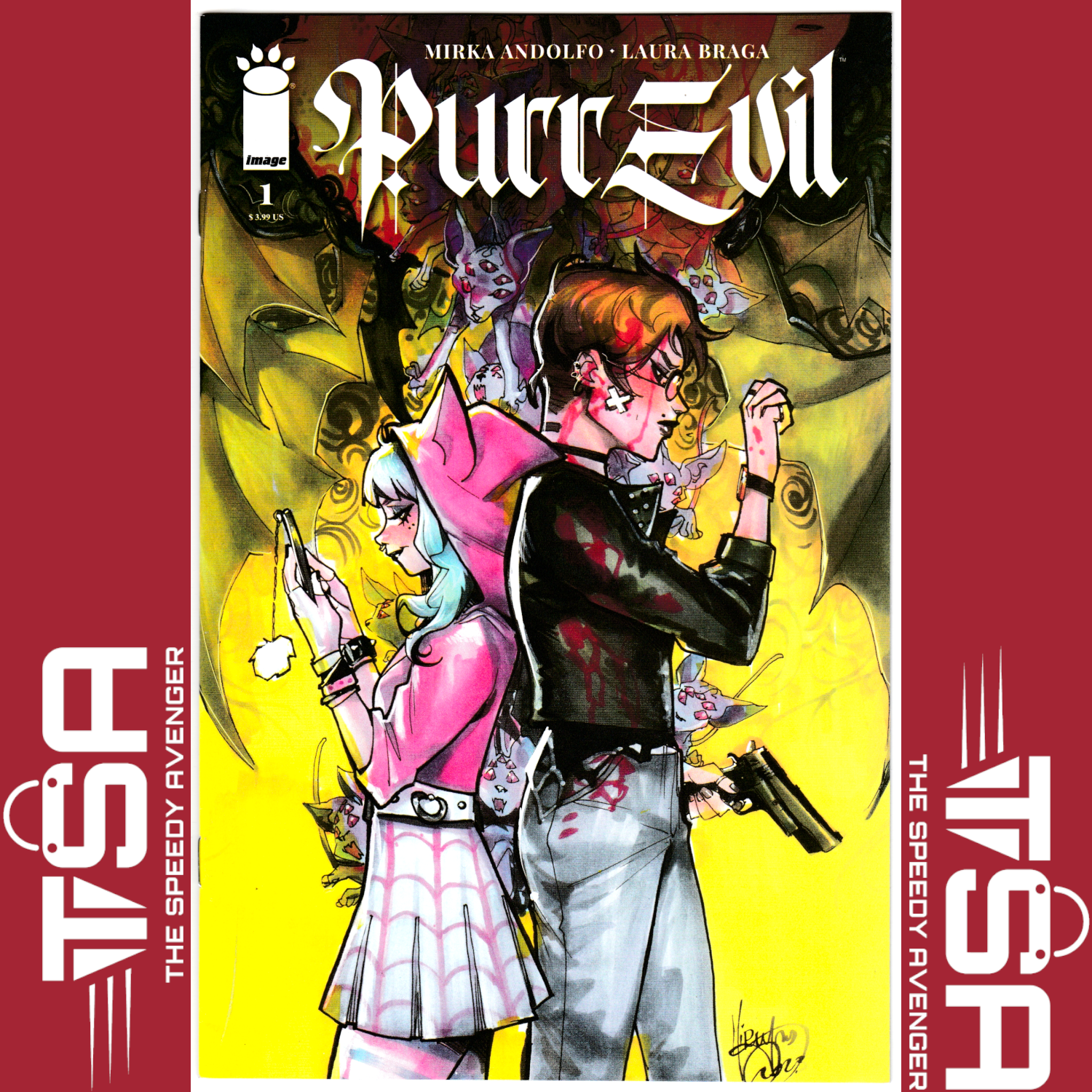 PURR EVIL #1 Mirka Andolfo Variant B Image Comics Miniseries 2023 Laura Braga