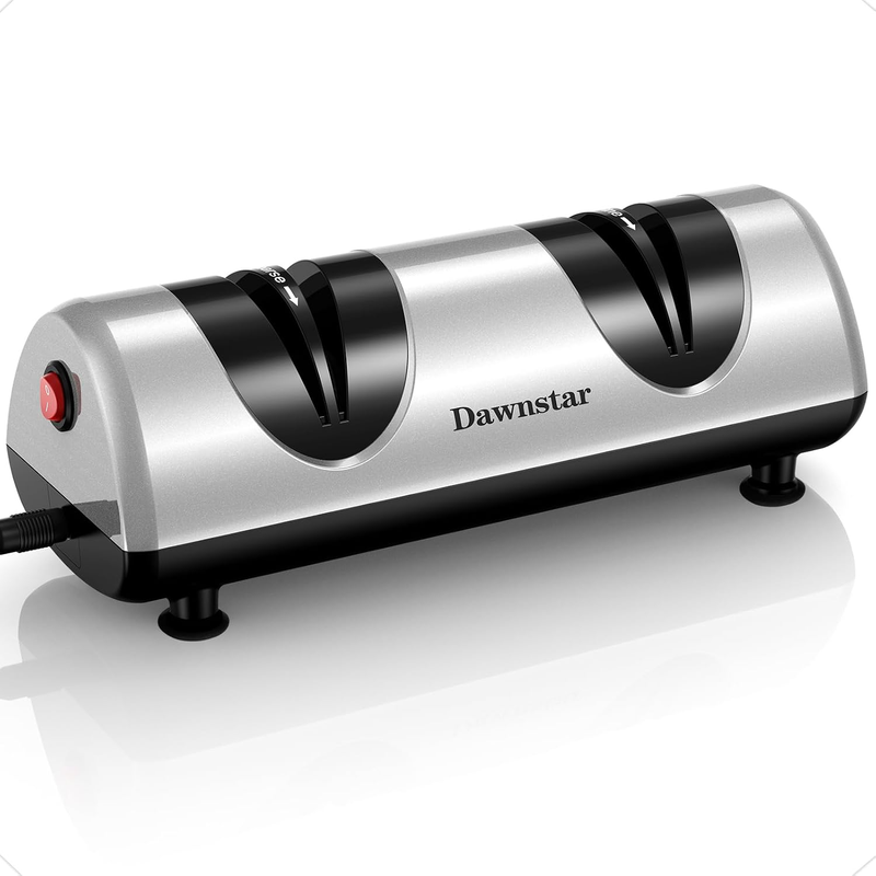 Electric Knife Sharpener, Professional Kitchen Knife Sharpener for Home Use, 2 S