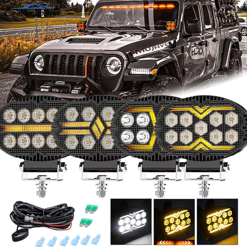 5.5Inch Work Fog Light LED Headlight Light Auto Fog Light Led Light Bar for Moto