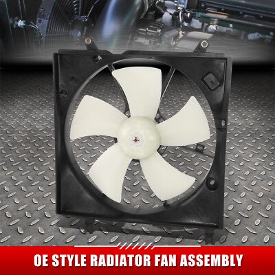 Для 01-05 Toyota RAV4 2.0L 2.4L Двигатель OE Style Вентилятор охлаждения радиатора в сборе
