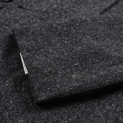 Pre-owned D'avenza Gray Woven Donegal Tweed Wool 'voyager Sartorial Jacket' 40r Sport Coat