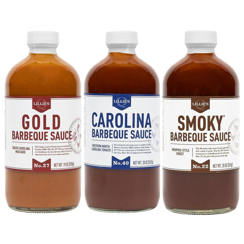 Variety Pack, Gourmet Bbq Sauce Set, Made With Glute