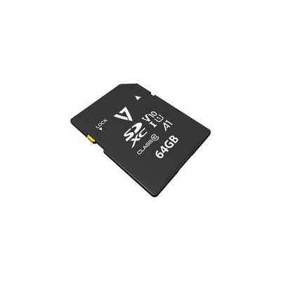 V7 64GB SDXC Memory Card Class 10 UHS-I V10 (VPSD64GV10U1)