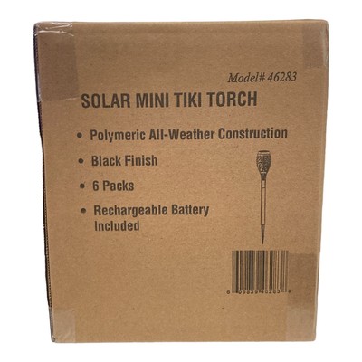 Количество оттисков на палубе 15 дюймов Фонарь-фонарик Solar Tiki (6 штук в упаковке)