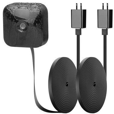 2 Pack 25ft/7.5m Power Cable and Adapter for Blink Outdoor (3rd Gen) XT3 Weather