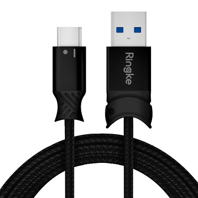 Ringke USB-C Type C Heavy Duty Cable [4FT] Fast Charger Data Sync Cord [2pcs]