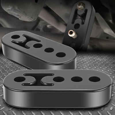 2шт Полиуретановая подвеска для выхлопной трубы с 4 отверстиями, Изолятор, Держатель для крепления кронштейна