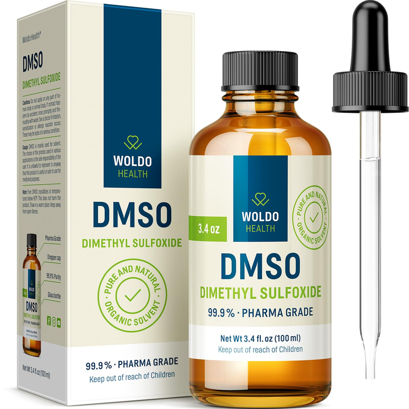 DMSO 1000 ml Dimethyl sulfoxide 99.9% | Dimethylsulfoxide met meer dan 99.9% zuiverheid in amber-glazen fles