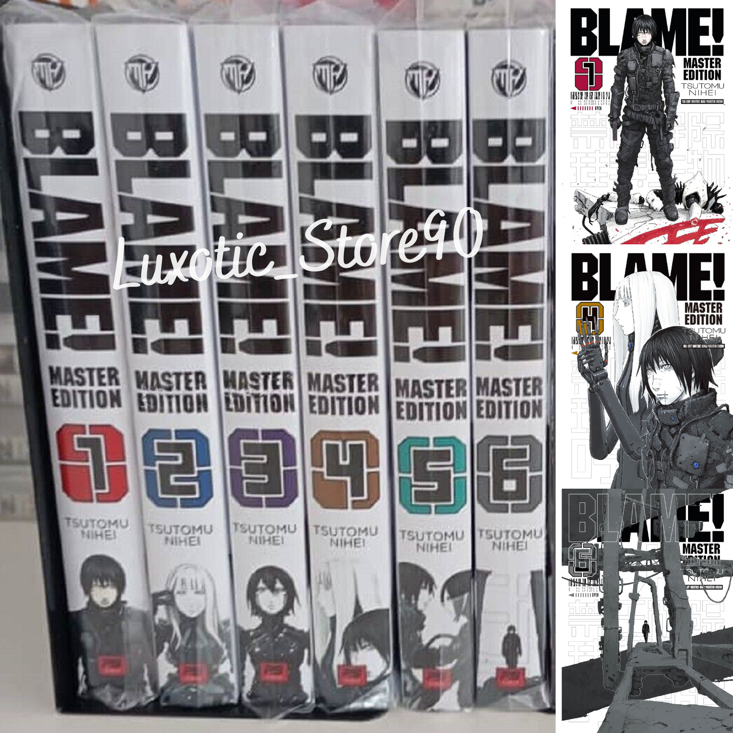 BLAME! 全巻セット 1-6巻 BLAME! New Edition Comic Complete Set of 6
