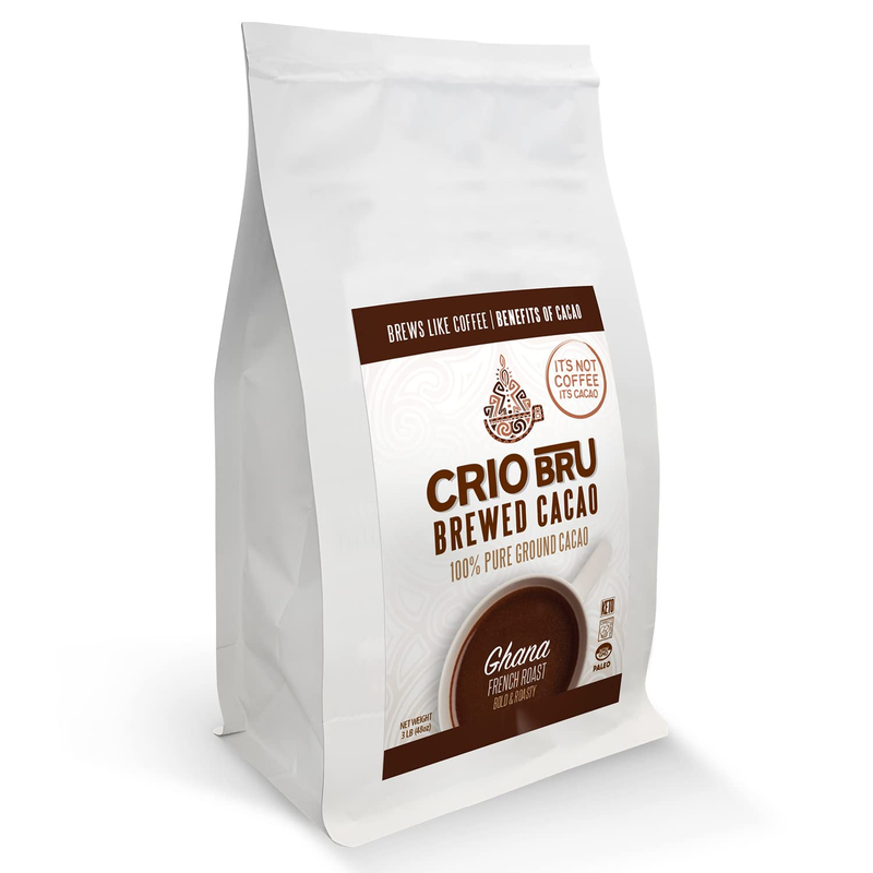 Brewed Cacao Ghana French Roast 3Lb (48Oz) - Coffee Alternat