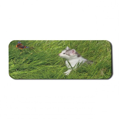 Ambesonne Nature Scenery Rectangle Non-Slip Mousepad, 31'' x 12'' Gaming Size