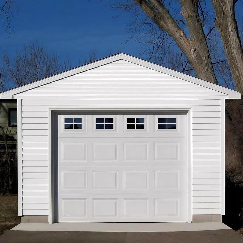 16 Pcs Black Magnetic Faux Windows Panels for 1 Car Garage Household Essentials
