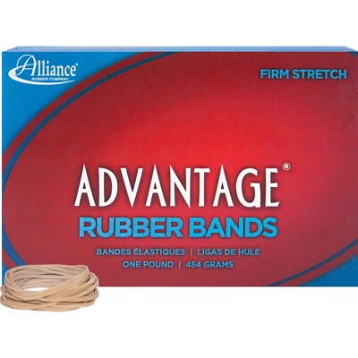 Alliance Rubber Bands Size 14 1 lb. 2''x1/16'' Approx.2250/BX NAT 26145
