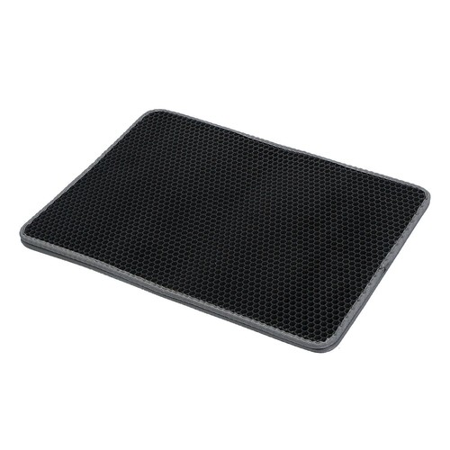 24X17" Cat Litter Mat Double-Layer Urine Proof Easy Clean Scatter Pad Waterproof