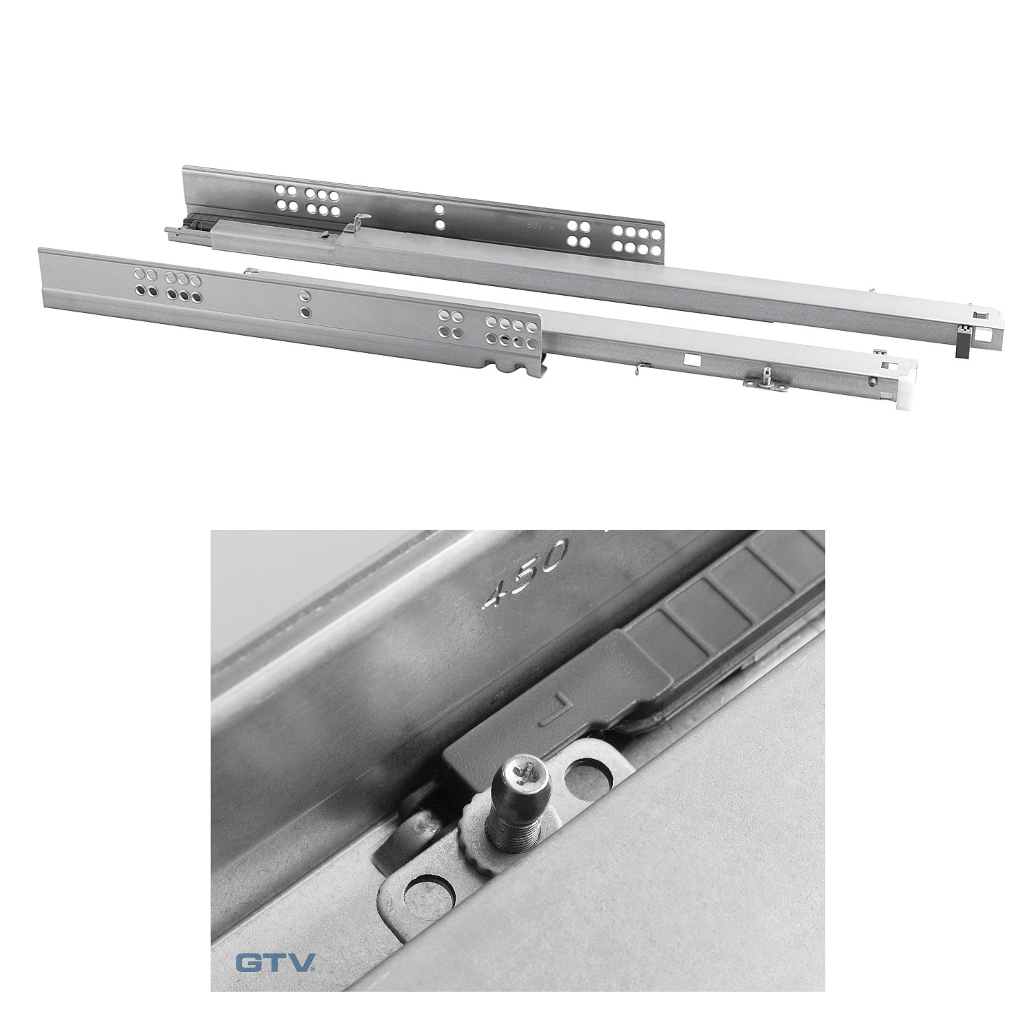Soft Close Invisible Concealed Undermount Full Extension Drawer