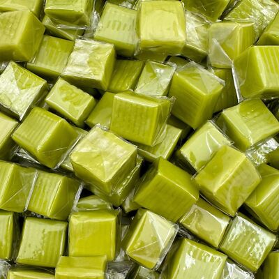 Green Apple Yogurt Caramel Squares Candy, 1,5-Pound Pack