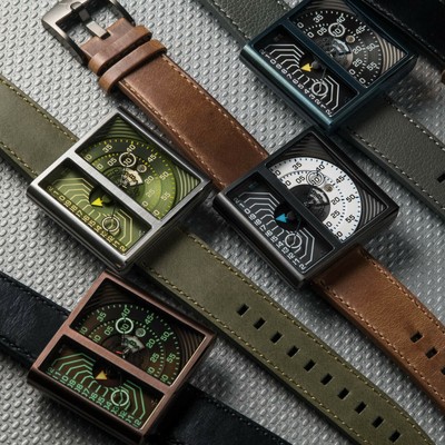 Pre-owned Xeric Soloscope Ii Automatic Dark Copper Black Limited Edition