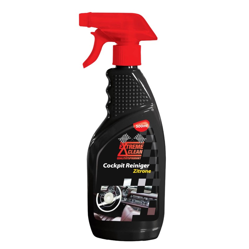 Extreme Clean Cockpitreiniger 500ml Zitrone Kfz Auto Reinigung Cockpit Spray