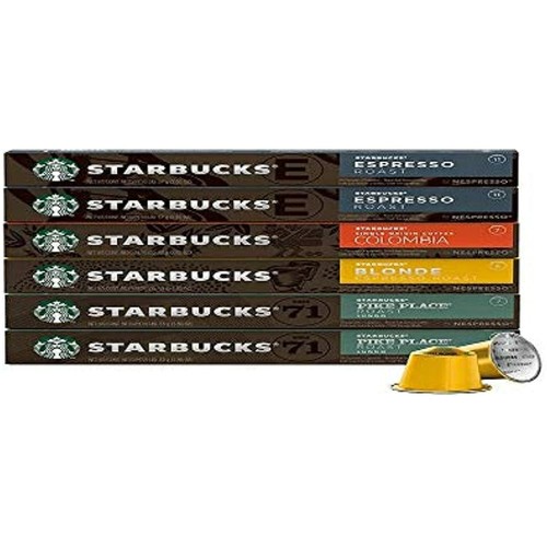 Starbucks by Nespresso Original Line Variety Pack Capsules