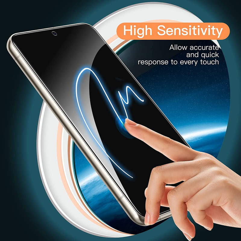 Screen Protector for Samsung Galaxy S23 5G 6.1-Inch, Tempered Glass Film, Finger