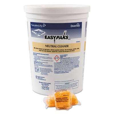Easy Paks Neutral Cleaner .5oz Packet 90/Tub 2 Tubs/Carton 990653