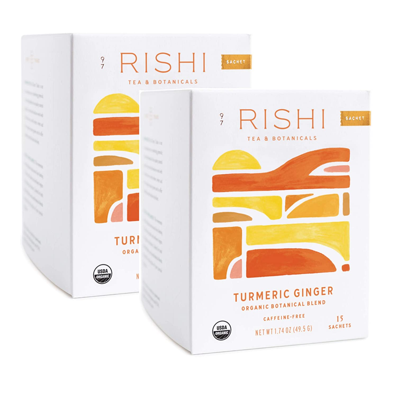 Turmeric Ginger Herbal Tea | Immune Support, Organic, Caffei
