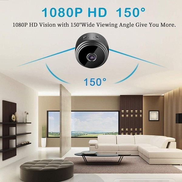 Mini Wireless Hidden Spy Camera Wifi IP Home Security 1080P HD Night Vision Cam - Image 199