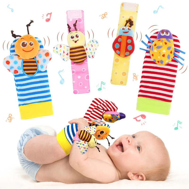 Bloobloomax Baby Rattles Toys for 0-12 Month, Infant Girl Bo