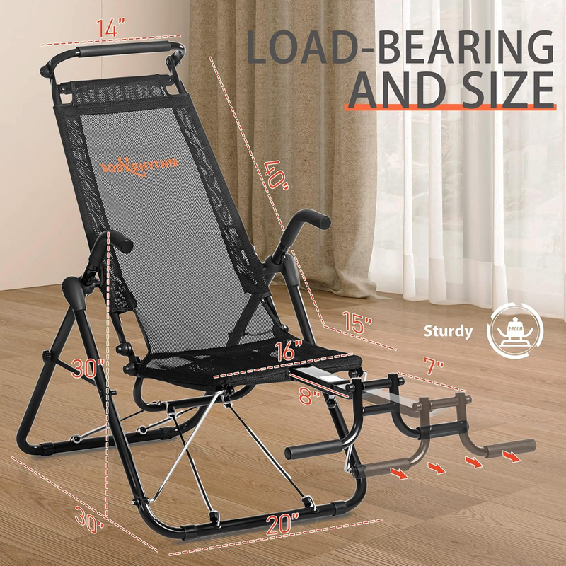 BODYRHYTHM Core & Ab Lounge Workout Chair, an Fitness System for Muscle Activati