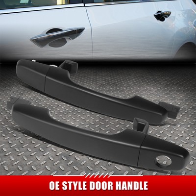 [2ШТ] ДЛЯ 08-09 PONTIAC G8 РУЧКИ ДЛЯ ОТКРЫВАНИЯ ПЕРЕДНЕЙ ЛЕВОЙ И ПРАВОЙ ДВЕРЕЙ С ЧЕРНОЙ ГРУНТОВКОЙ