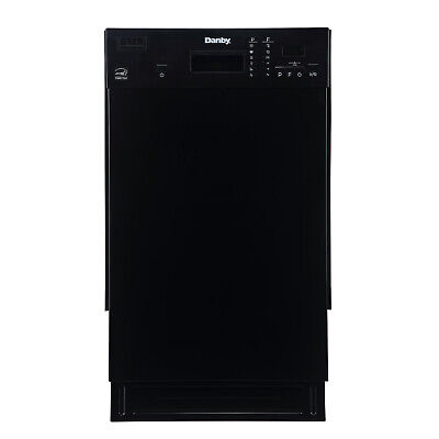 Danby DDW1804EB 18-Inch Built-In Compact Dishwasher for Smal
