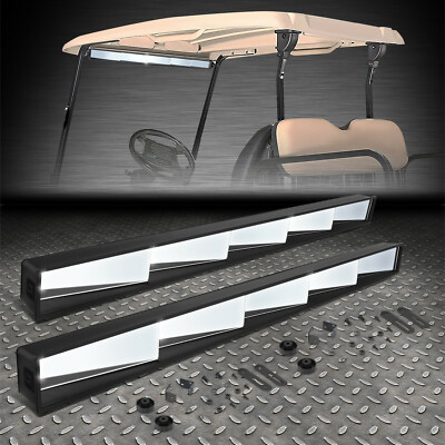 2X УНИВЕРСАЛЬНЫХ ДЛЯ ГОЛЬФ-КАРТ EZGO YAMAHA CLUB CAR С 5-ПАНЕЛЬНЫМИ МИГАЮЩИМИ ЗЕРКАЛАМИ ЗАДНЕГО ВИДА