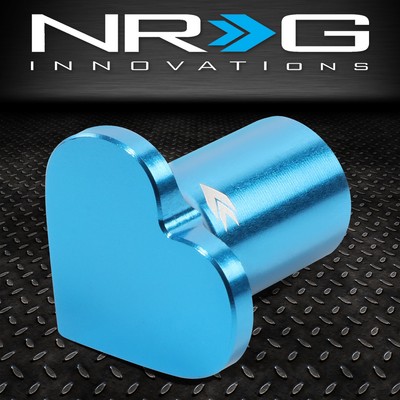 NRG ДЛЯ 88-09 HONDA CIVIC CRX S2000 РУЧКА КНОПКИ ДРИФТА ЭЛЕКТРОННОГО ТОРМОЗА В ФОРМЕ СЕРДЦА СИНЕГО ЦВЕТА