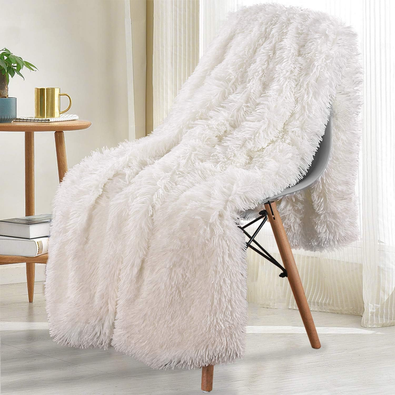 - Snuggly Fuzzy Faux Fur Blanket