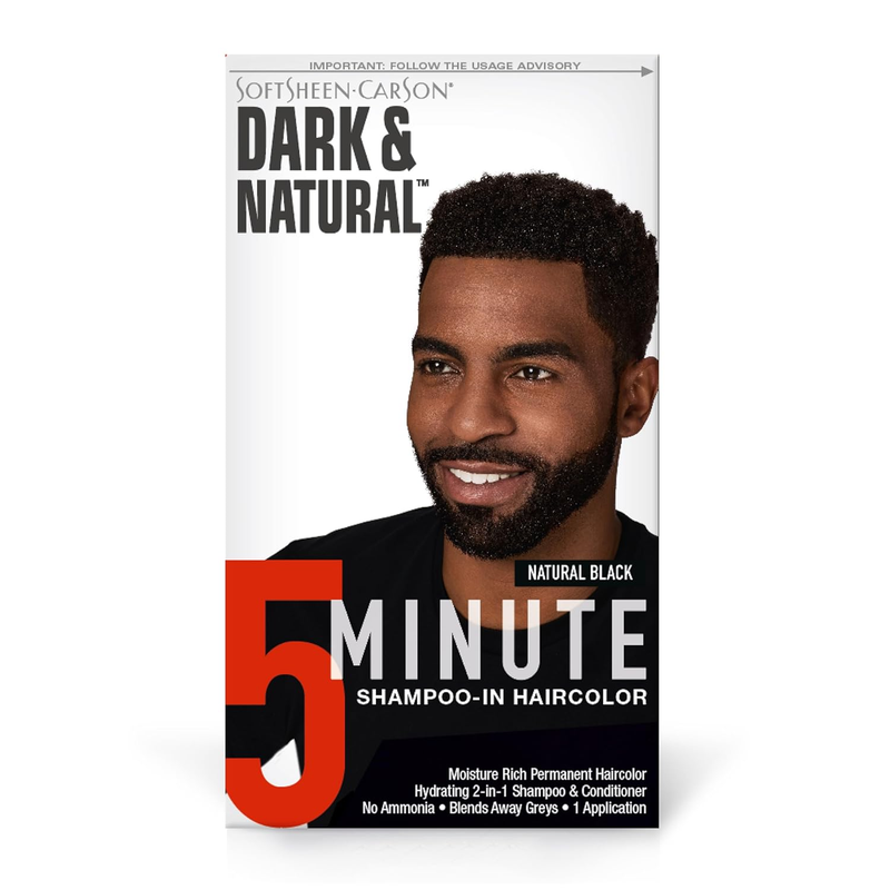 Hair Color for Men 5 Minutes, Natural Looking Gray Coverage for up to 6 Weeks, S