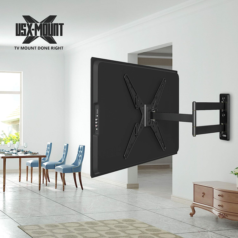 Full Motion TV Wall Mount Fits for Most 26-55 Inch Tvs 24" Extension Arm with Sw