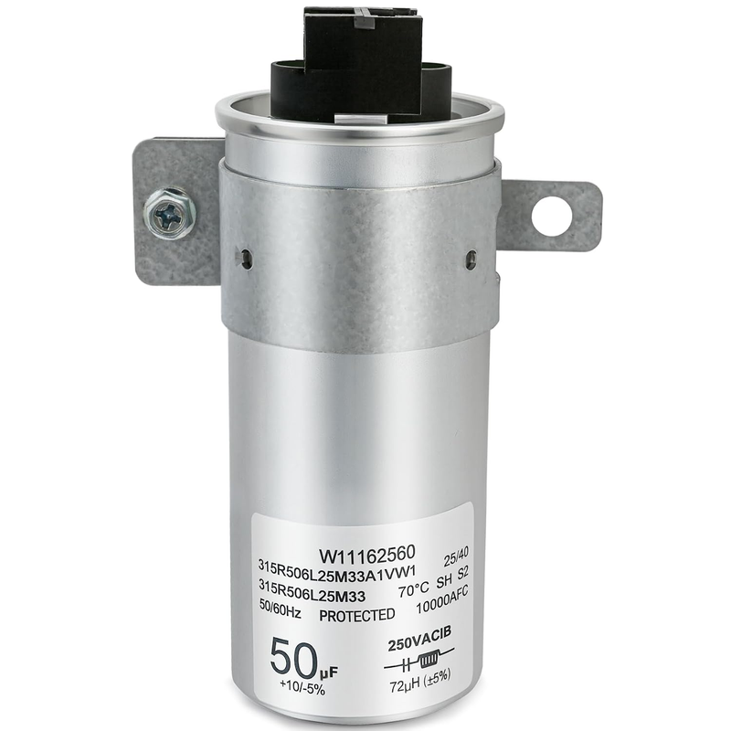 Motor Run Capacitor W11395618 W10625046 for Whirlpool Maytag Kenmore W11162560