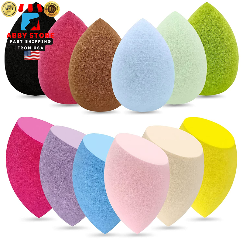 12Pieces Makeup Sponge Set Flawless Soft Setting Face Puffs Beauty Blender NEW🔥