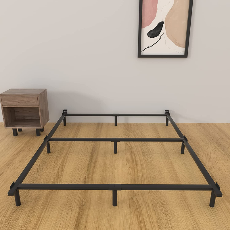 , 7 Inch Durable Bed Frame Platform Bed 9-leg Support Base