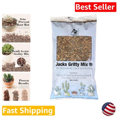 USA-Made Succulent and Cactus Soil - Lab-Tested, Ideal for Acid-Loving Plants