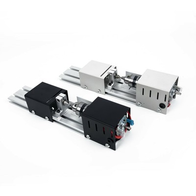 DIY Mini Drehmaschine Maschine 200W DC12-24V Bohr Zubehör Holzarbeiten Equipment