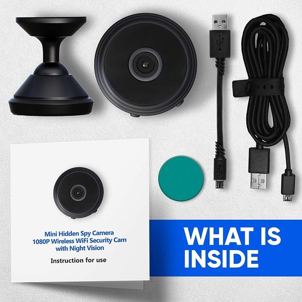 Mini Spy Hidden Wi-Fi Camera Wireless IP Home Security DVR Night Vision HD 1080P - Image 8