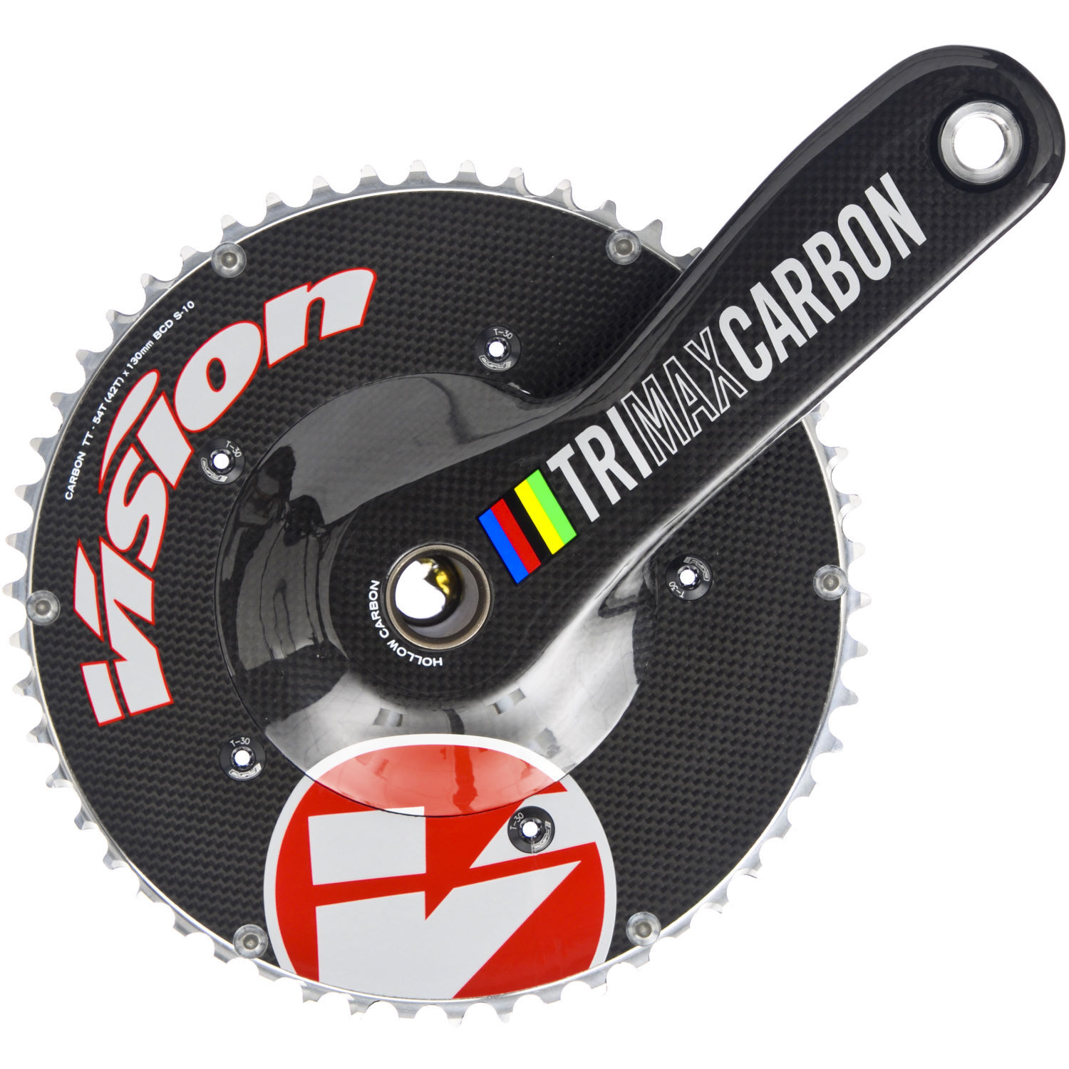 New FSA Vision Trimax Carbon Crankset Triathlon Time Trial