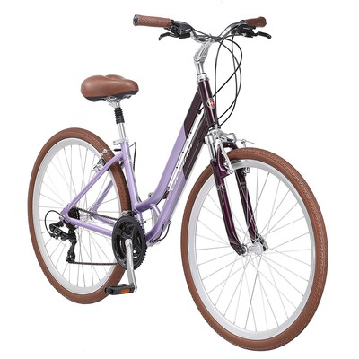 Schwinn S4057A Capitol Women's 16 Inch Frame 21 Speed Hybrid Bike, Lavender