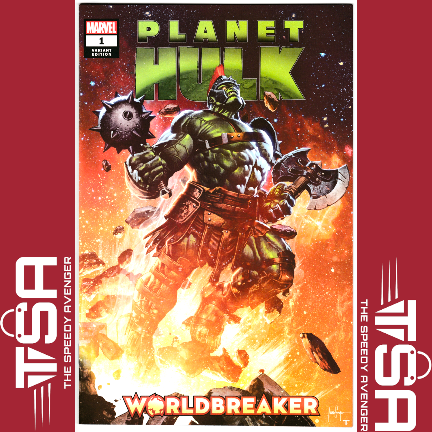 PLANET HULK WORLDBREAKER #1 Mico Suayan Exclusive Trade Variant KEY FIRST APPS