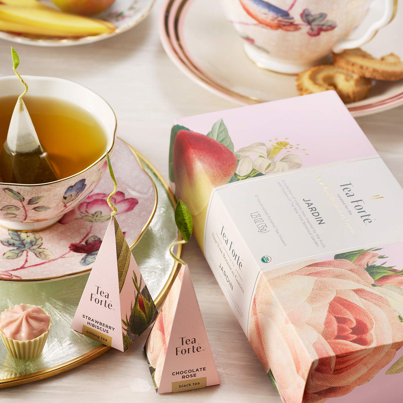 Jardin Organic Fruit, Herb and Flower Teas, Petite Presentation Box Tea Sampler