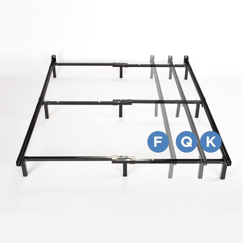 Compack Metal Bed Frame, Full/Queen/King, Black