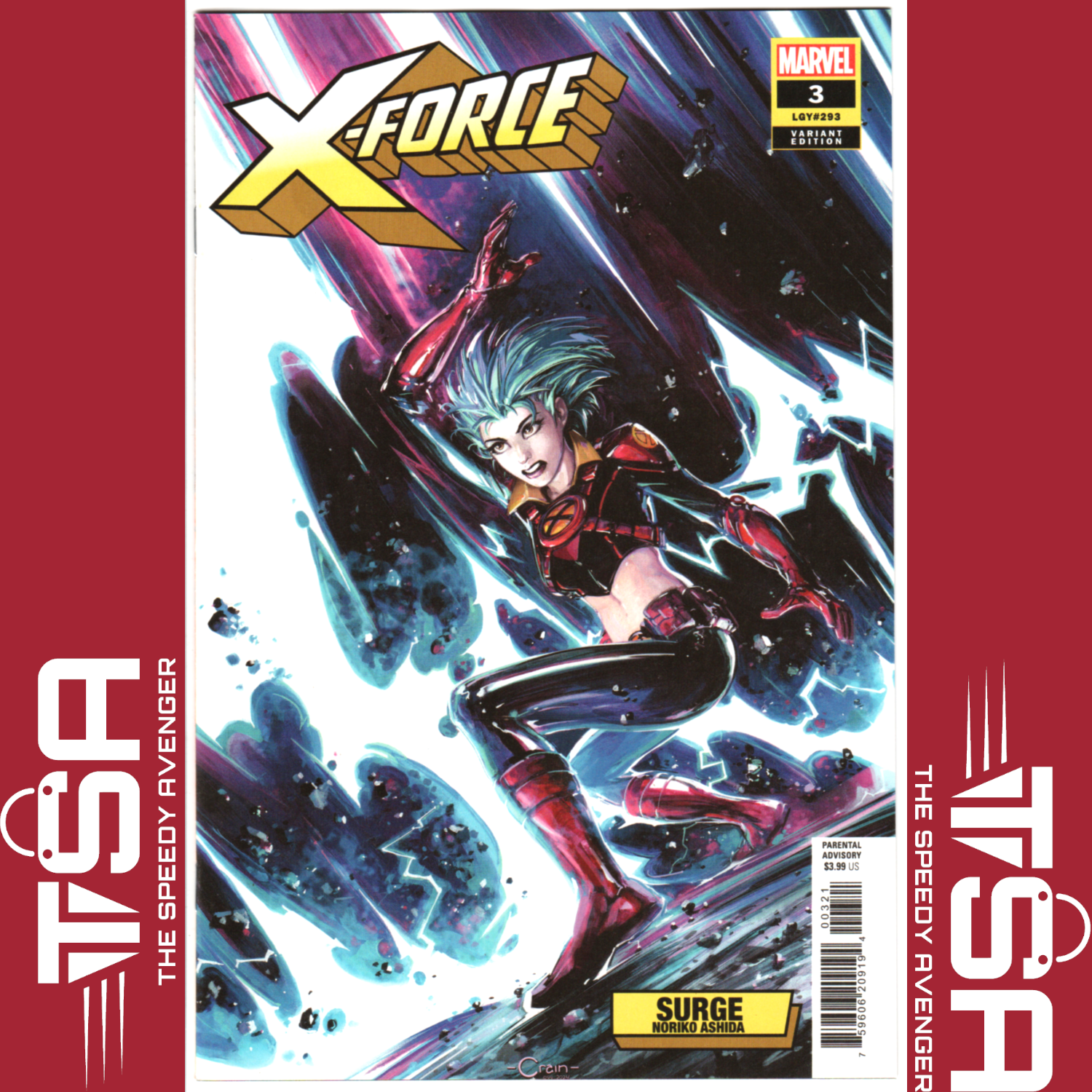 X-FORCE #3 (Vol 7) Clayton Crain Variant 2024 Marvel Comics Thorne To